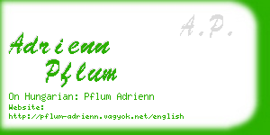 adrienn pflum business card